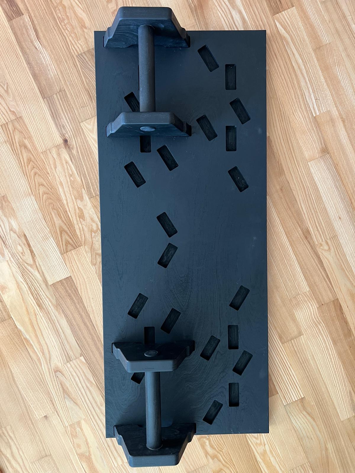 Ergonomic Calisthenics Station, Home Gym Trainer, Painted Birch Plywood Push Up Board