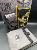Gray  microfiber towel with integrated magnetic strip, 50*90